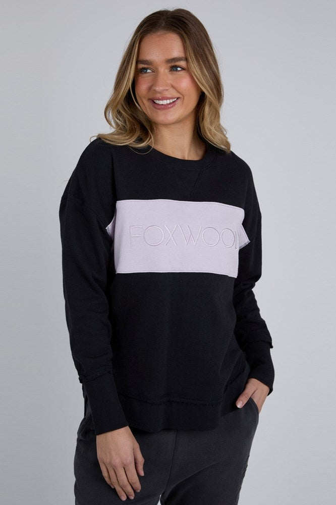 Foxwood Simplified Tonal Crew Coal