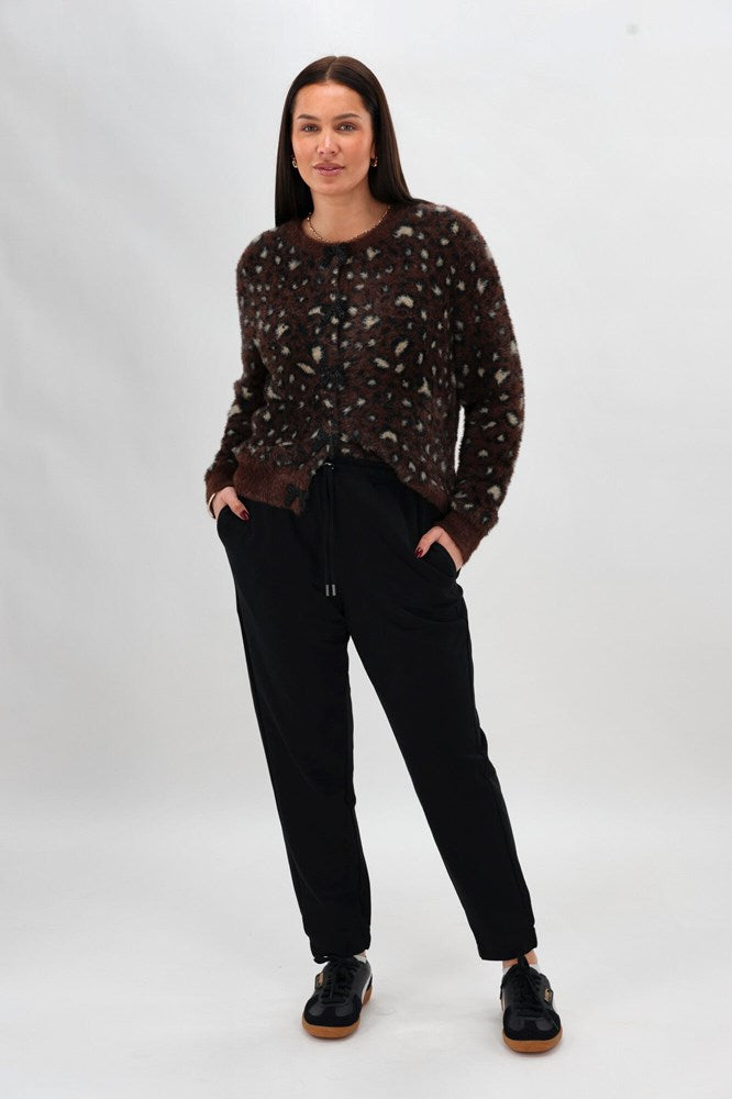 Shine On Label Crosspoint Knit Jogger Black