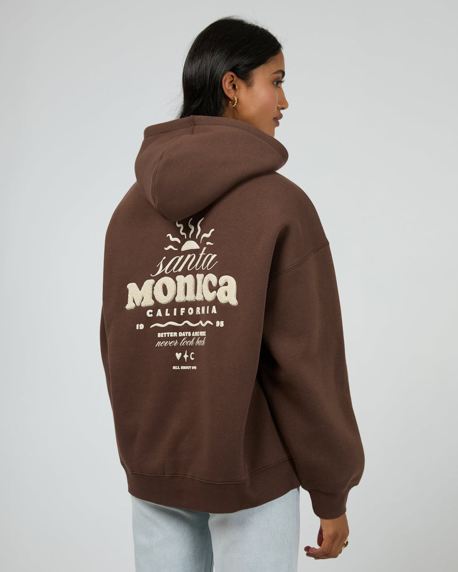 All About Eve Better Days Hoodie Brown