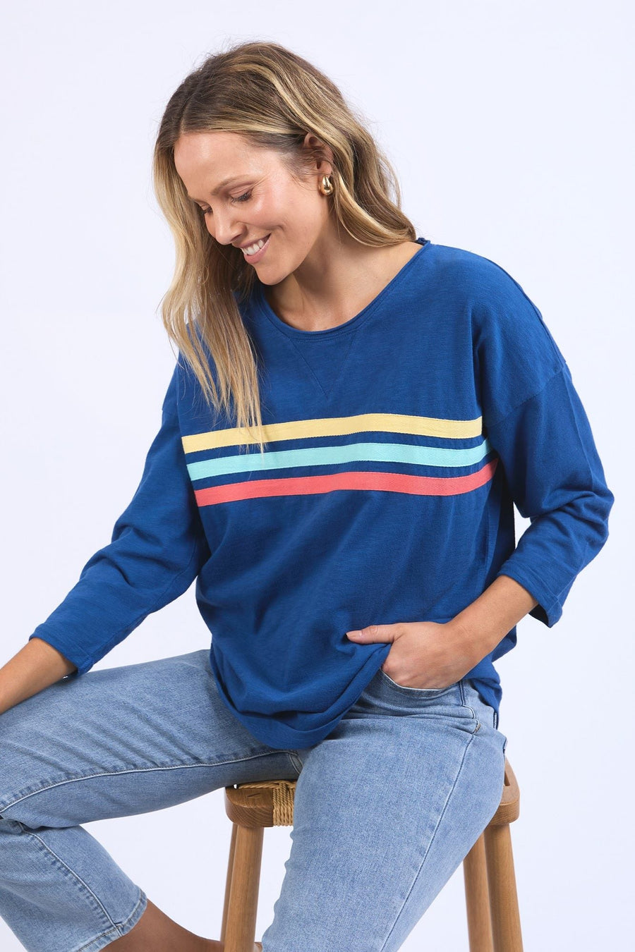 Elm Horizon Sweat Dark Sapphire