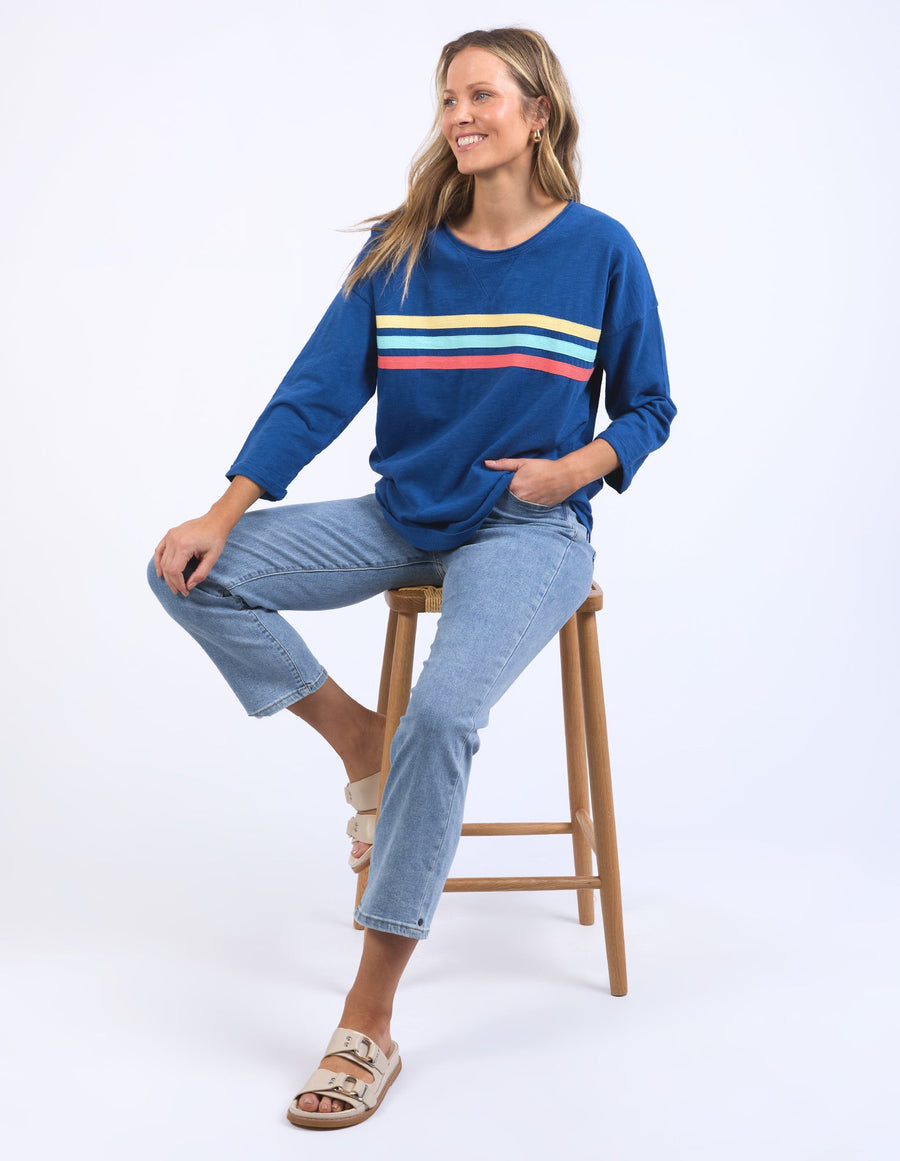 Elm Horizon Sweat Dark Sapphire