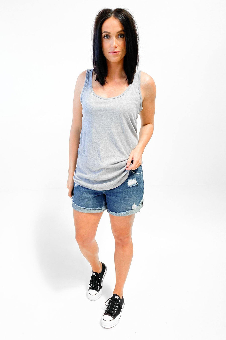 AS Colour Dash Racerback Singlet Grey Marle