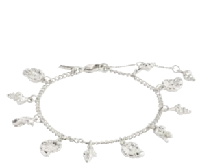 Pilgrim Sea Recycled Bracelet Silver Plated
