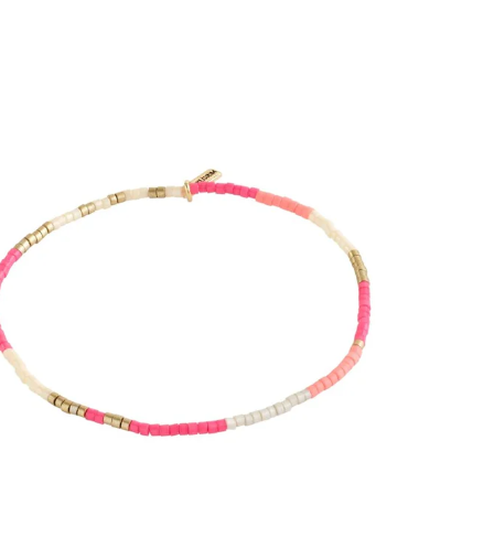 Pilgrim Alison Bracelet Pink Gold Plated